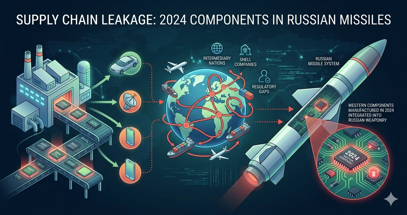 Supply Chain Leakage: 2024 Components in Russian Missiles