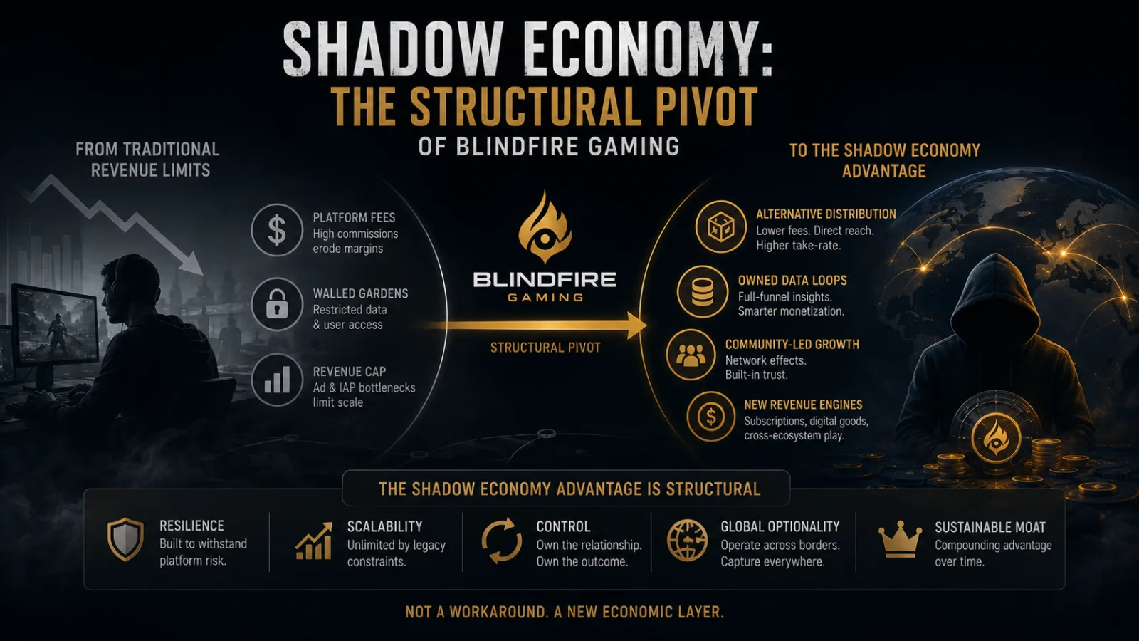 Shadow Economy: The Structural Pivot of Blindfire Gaming