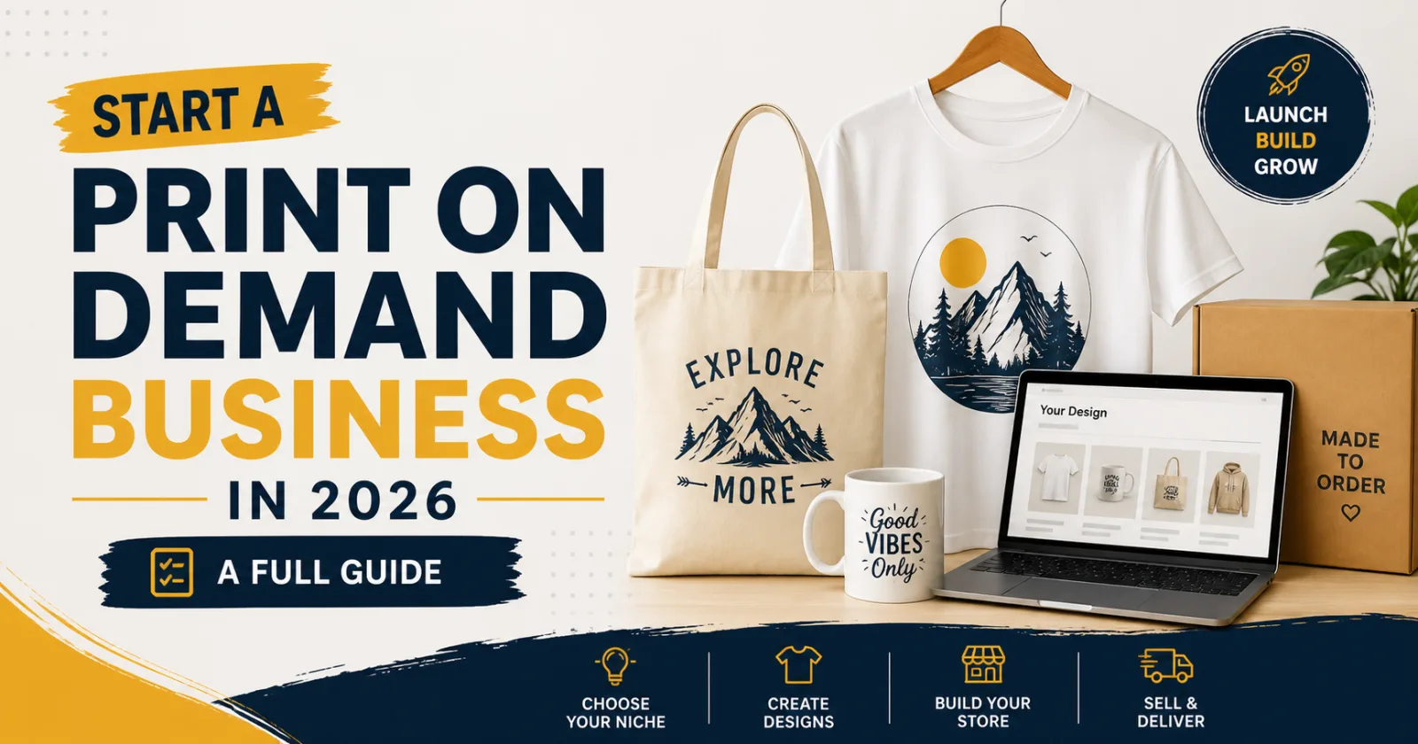 Start a Print on Demand Business in 2026: A Full Guide