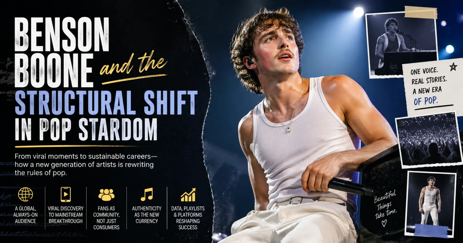 Benson Boone and the Structural Shift in Pop Stardom